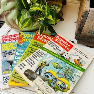 Popular Science Vintage Magazine Bundle 1960’s